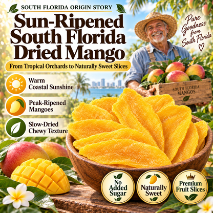 🌴 South Florida Golden Mango Slices — Sunshine in Every Bite 🥭-Fay
