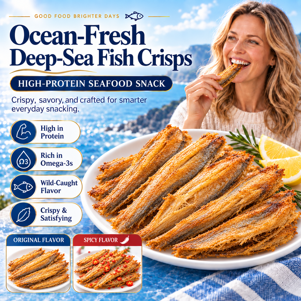 🔥 Better Than Chips — High-Protein Deep-Sea Fish Crisps with Omega-3, EPA & DHA-Fay