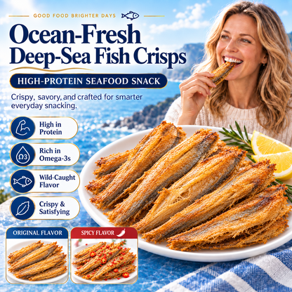 🔥 Better Than Chips — High-Protein Deep-Sea Fish Crisps with Omega-3, EPA & DHA-Fay
