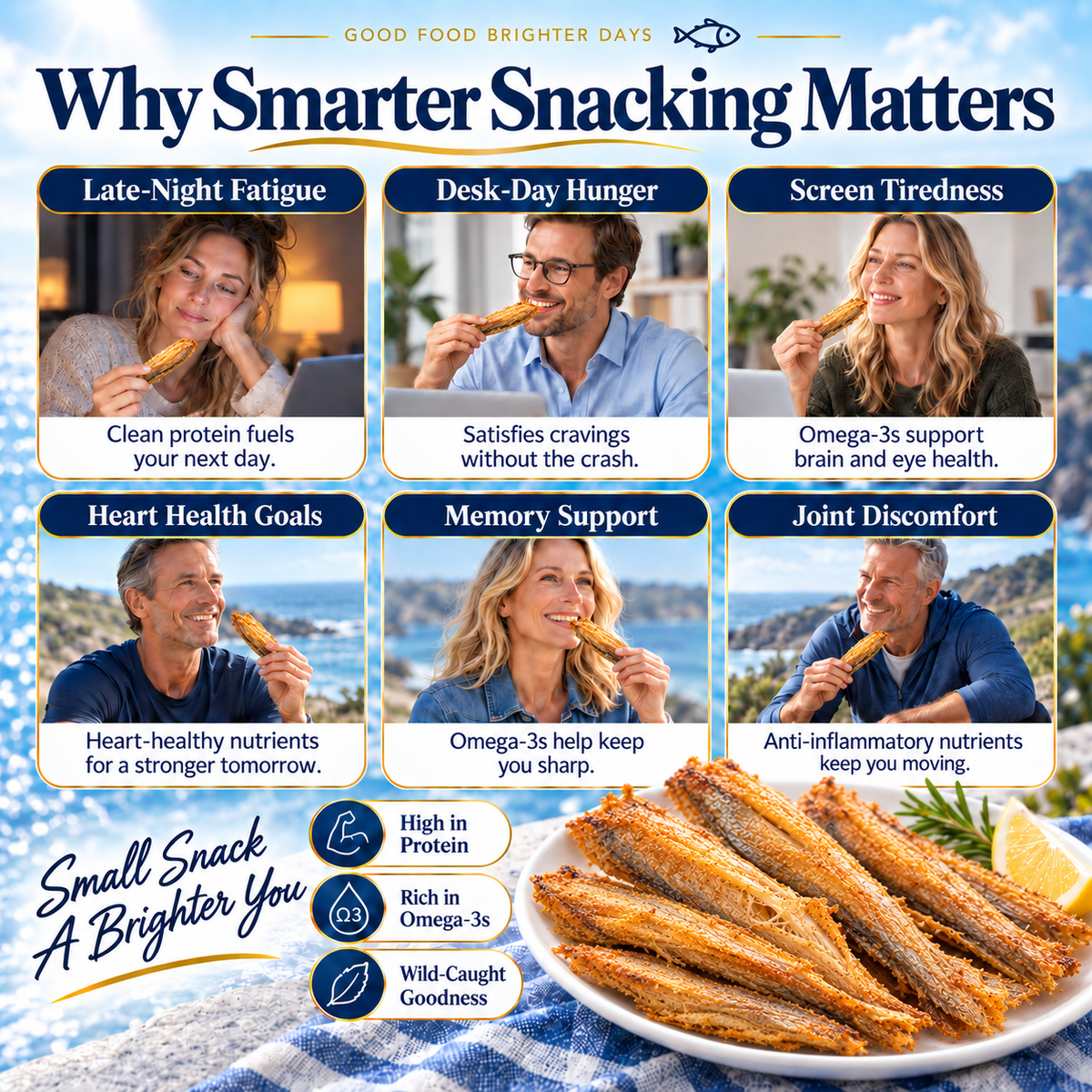 🔥 Better Than Chips — High-Protein Deep-Sea Fish Crisps with Omega-3, EPA & DHA-Fay