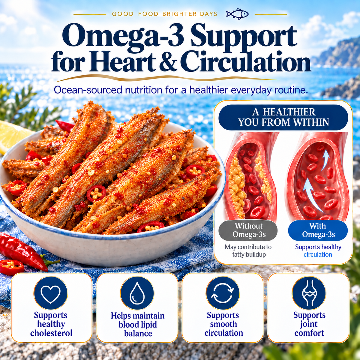 🔥 Better Than Chips — High-Protein Deep-Sea Fish Crisps with Omega-3, EPA & DHA-Fay