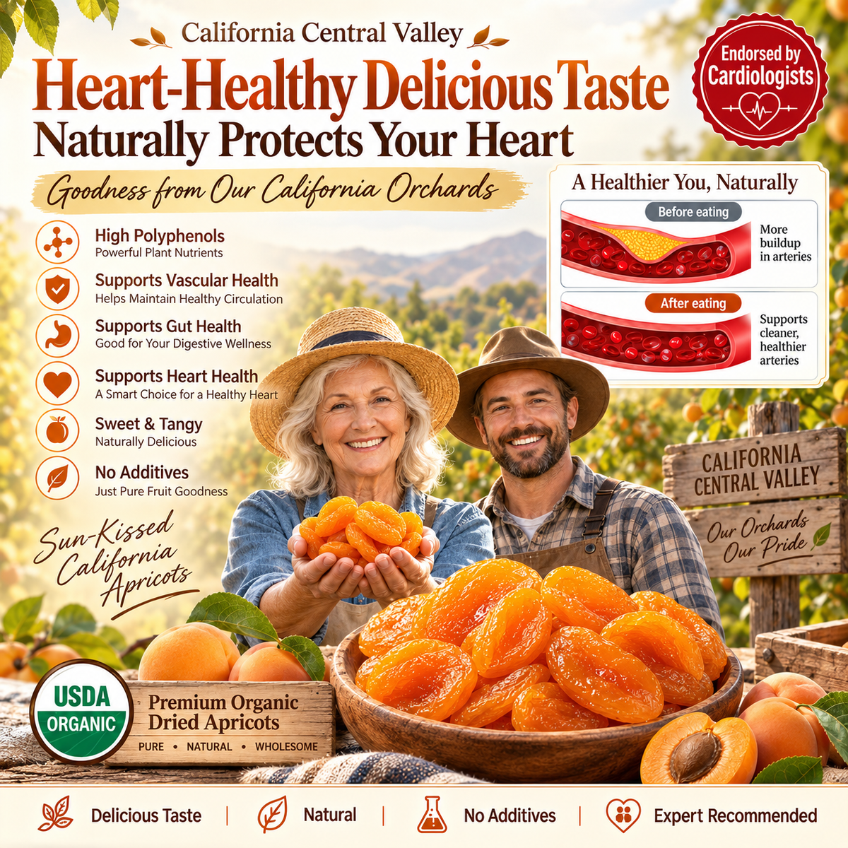 California Specialty Dried Apricots-Fay