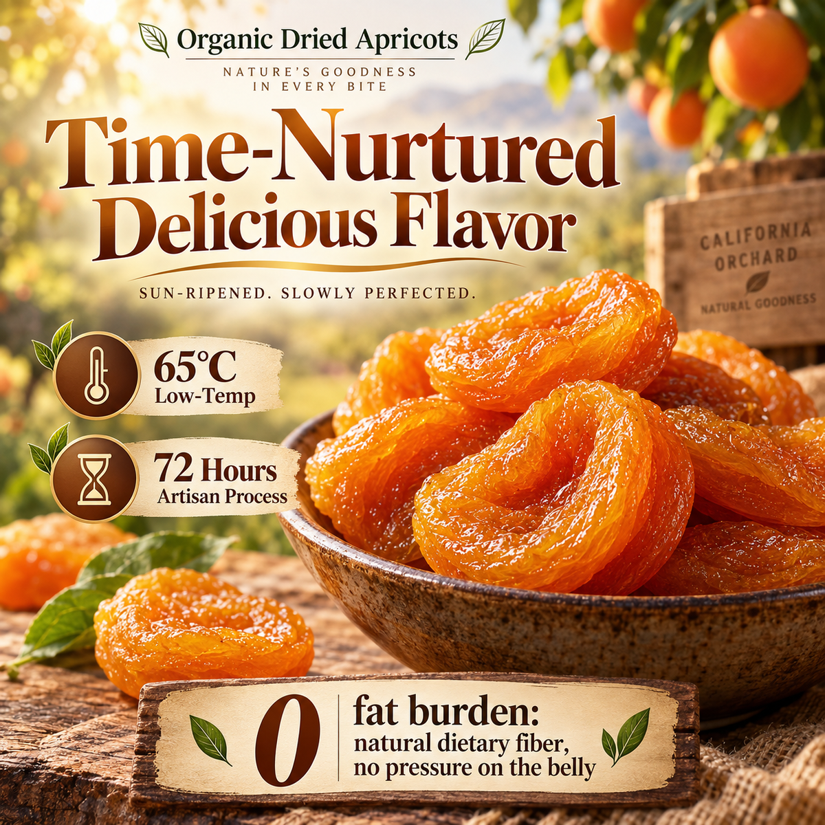 California Specialty Dried Apricots-Fay