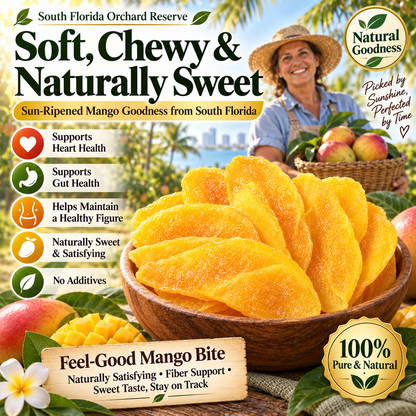 🌴 South Florida Golden Mango Slices — Sunshine in Every Bite 🥭-Fay