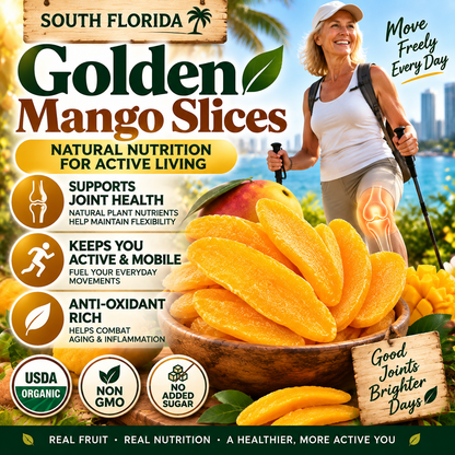 🌴 South Florida Golden Mango Slices — Sunshine in Every Bite 🥭-Fay