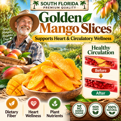 🌴 South Florida Golden Mango Slices — Sunshine in Every Bite 🥭-Fay