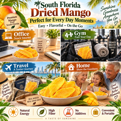 🌴 South Florida Golden Mango Slices — Sunshine in Every Bite 🥭-Fay