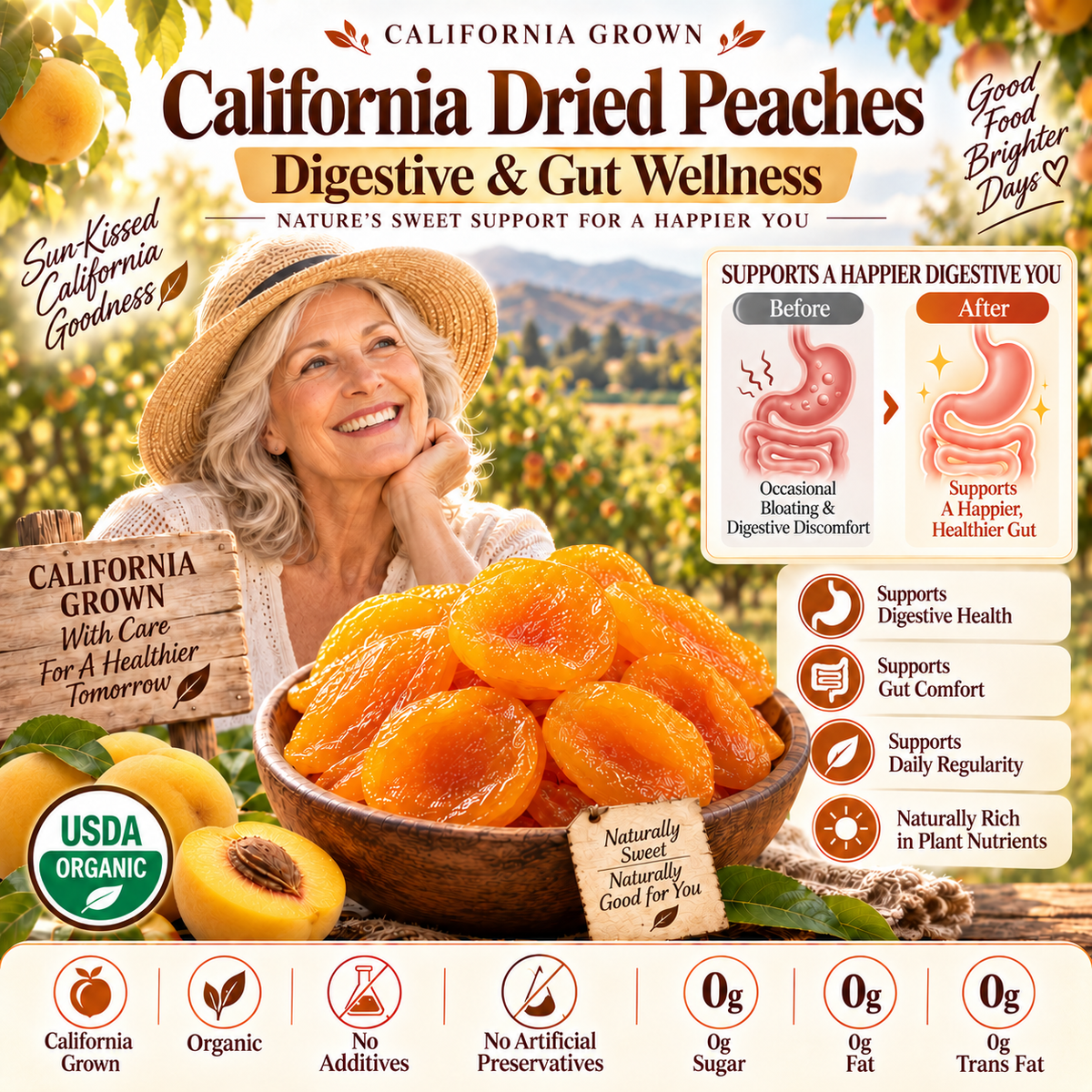 🍑 Love Snacking Again – Organic, Naturally Sweet & Delicious❤️-Fay