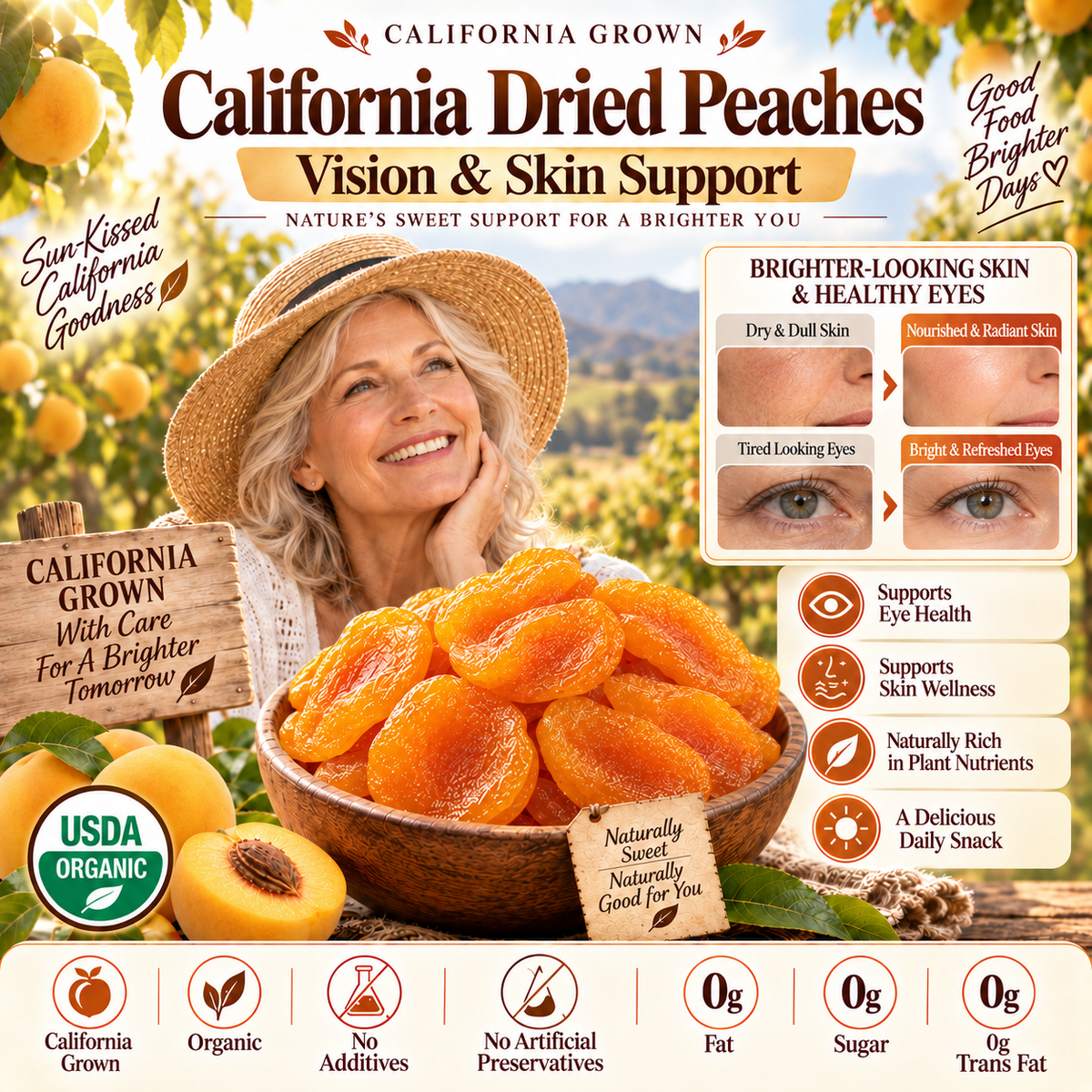 🍑 Love Snacking Again – Organic, Naturally Sweet & Delicious❤️-Fay