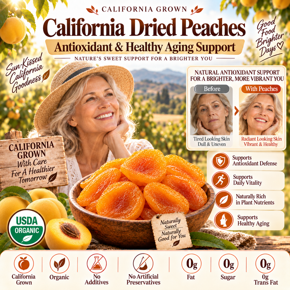 🍑 Love Snacking Again – Organic, Naturally Sweet & Delicious❤️-Fay
